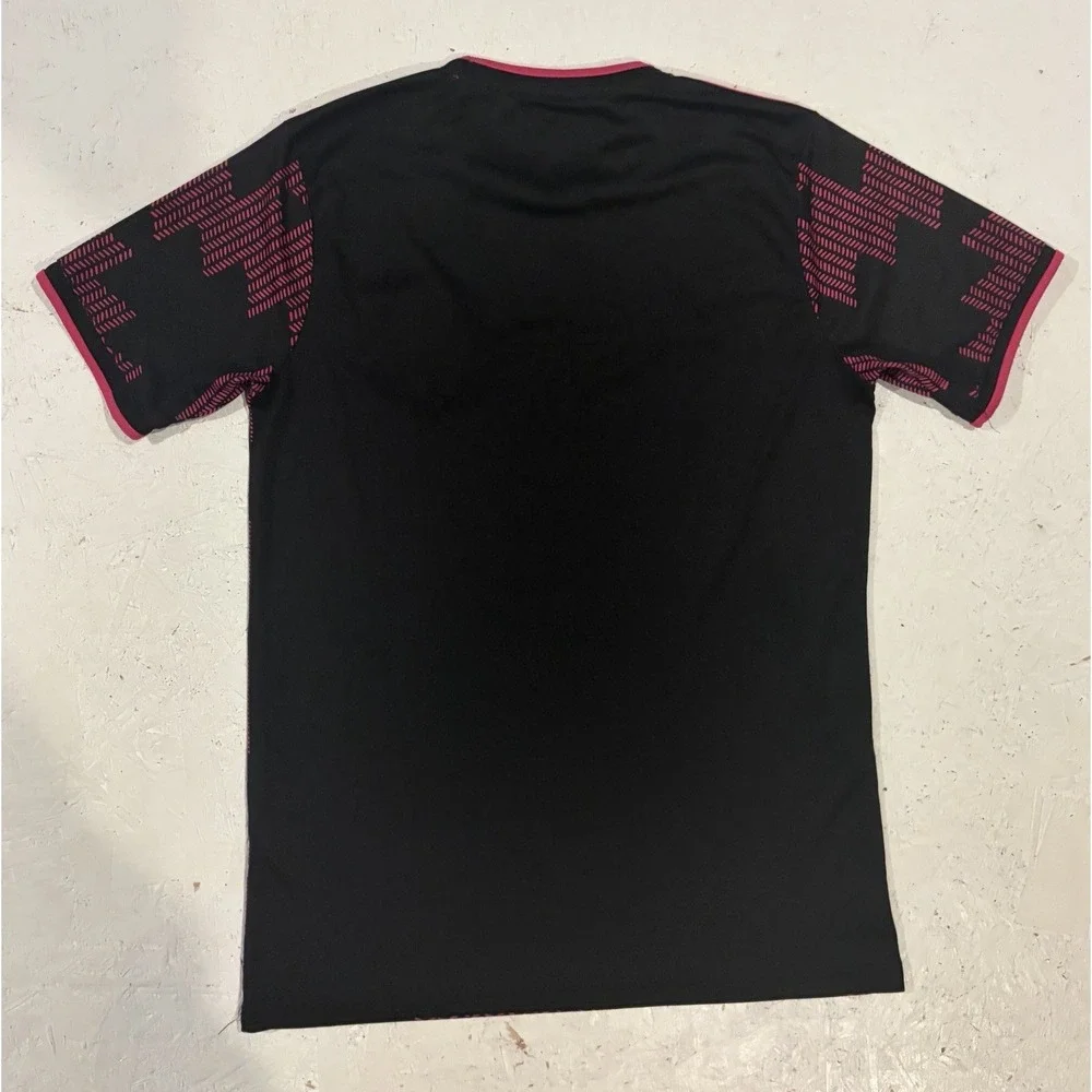 Mexico National Team 2021 Adidas Black Pink Home Kit Soccer Jersey Mens M